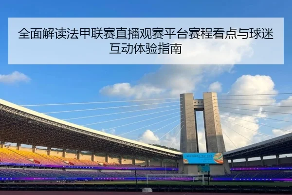 全面解读法甲联赛直播观赛平台赛程看点与球迷互动体验指南